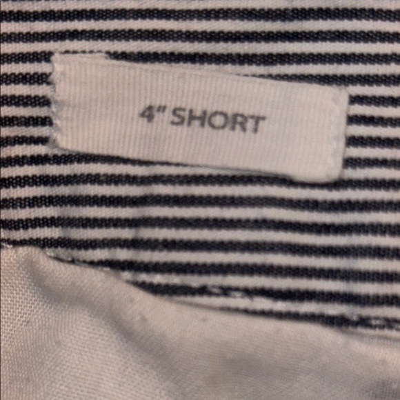 🌹 LOFT Striped Gray and White Women's Shorts - Picture 4 of 6